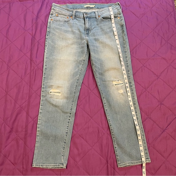 Levi Boyfriend Blue Jeans size 29 - Picture 3 of 5